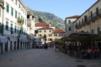Kotor - główny plac miasta
