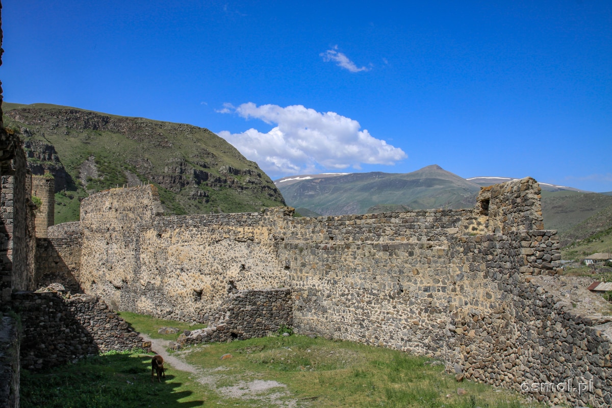 Wewnętrzny dziedziniec zamku Chetwisi