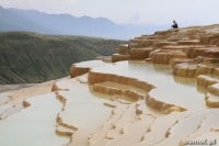Badab-e Surt - wapienne tarasy w Iranie