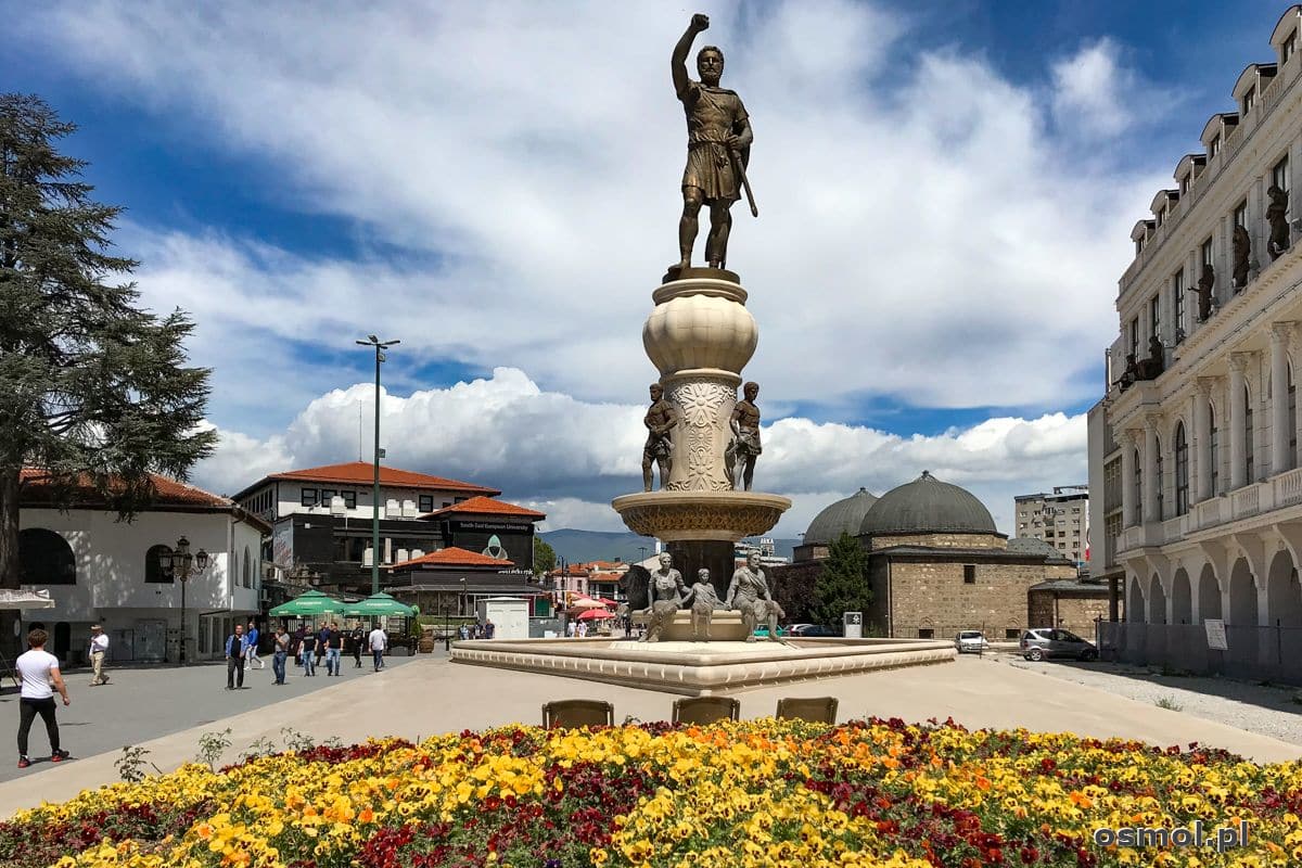 Pomnik w Skopje. Plac Filipa II