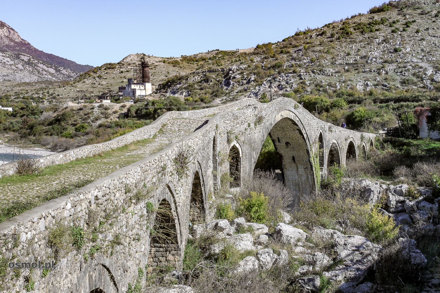 Most Mesi koło Szkodry. Albania