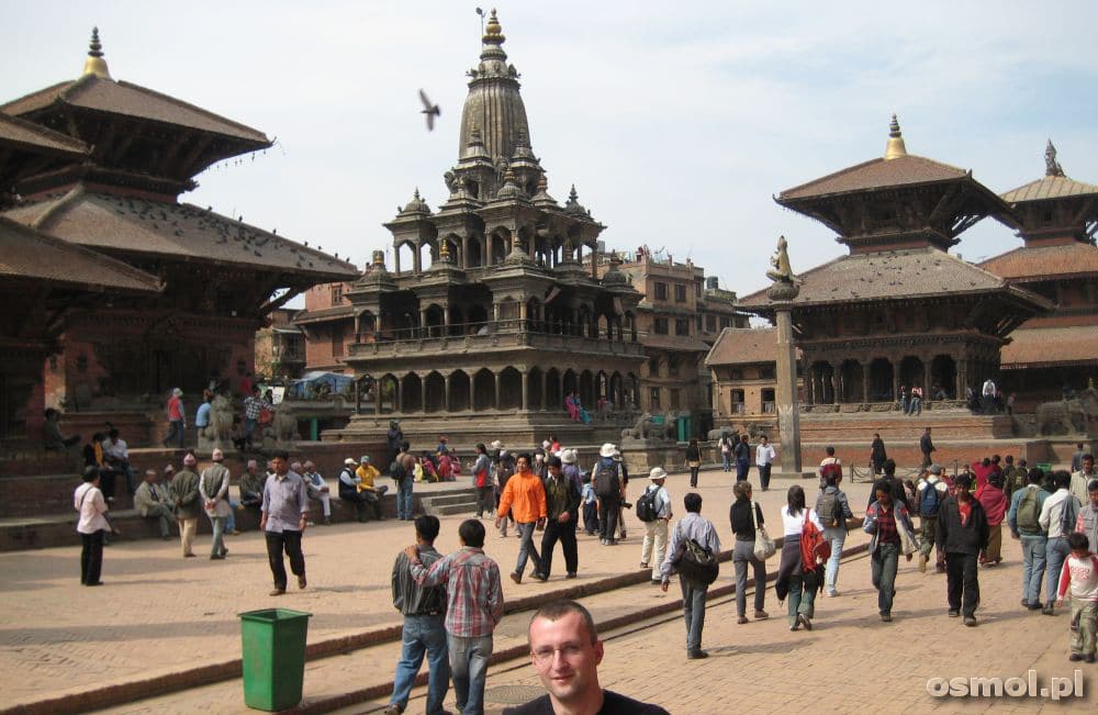 Spotyka się z człowiekiem z Nepalu