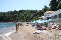 Plaża w Budwie. Czarnogóra