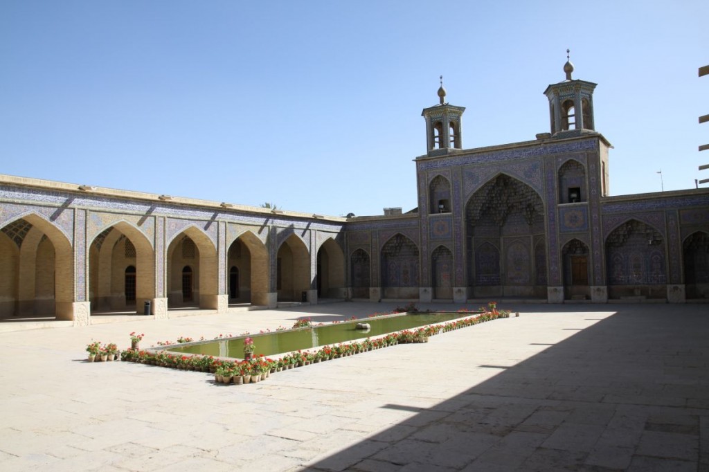 Różowy meczet. Jedna z najwiekszych atrakcji Shiraz oraz całego Iranu