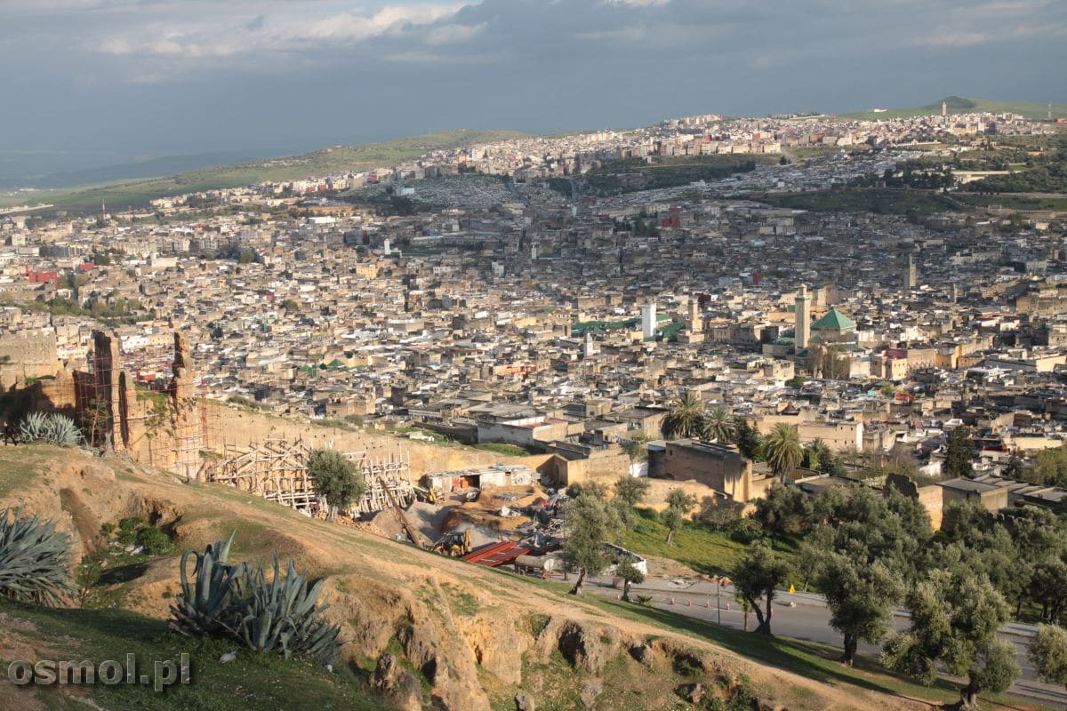 Maroko. Panorama Fezu