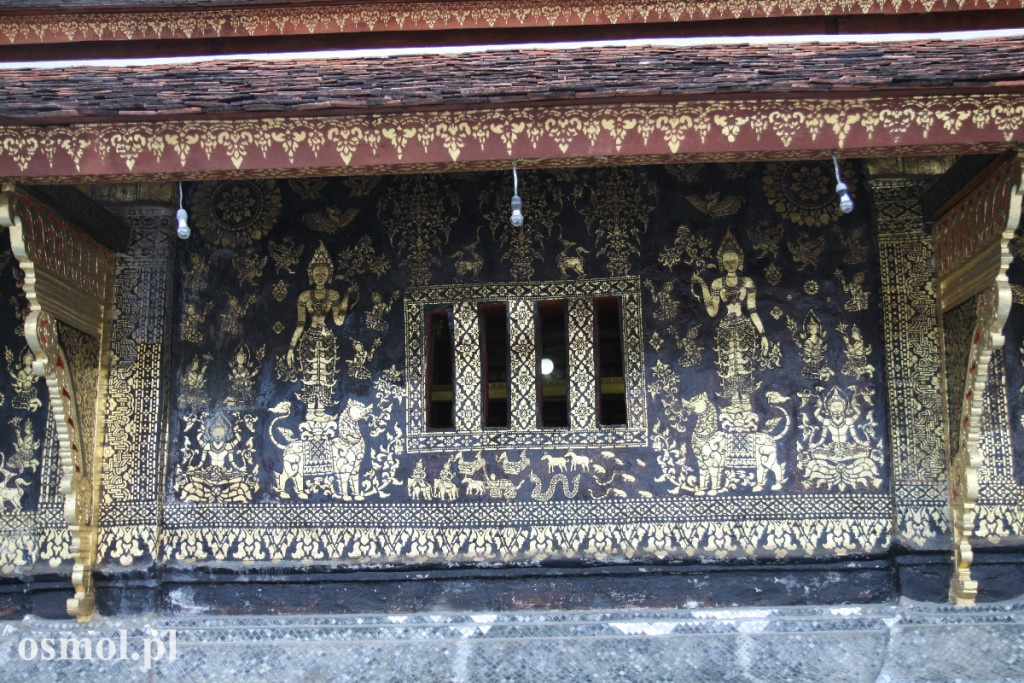 Swiatynia Wat Xieng Thong - zdobienia z zewnatrz