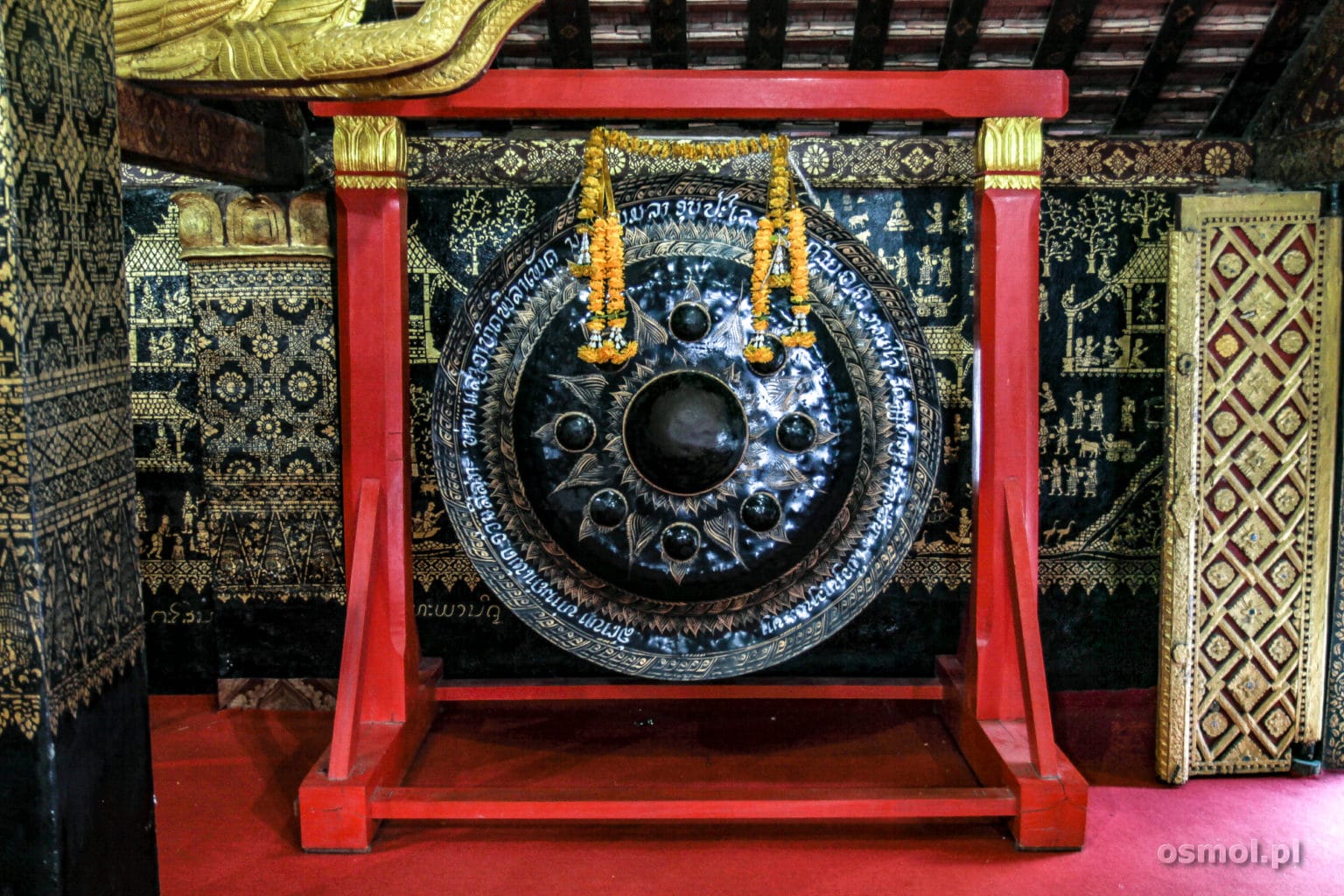 Dzwon w Świątyni Luang Prabang