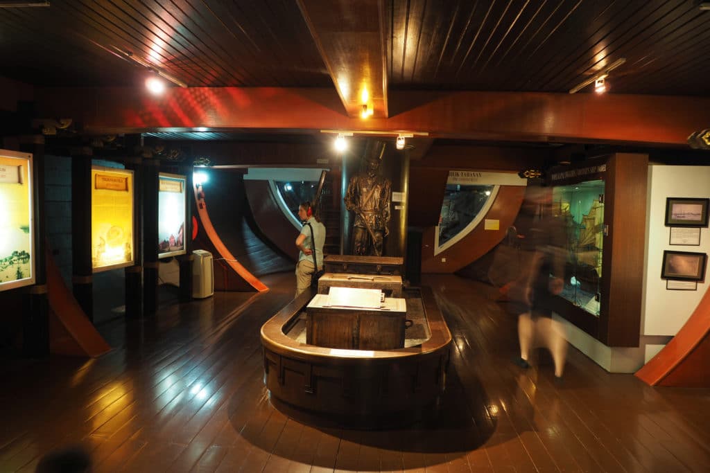 Malakka muzeum w replice statku