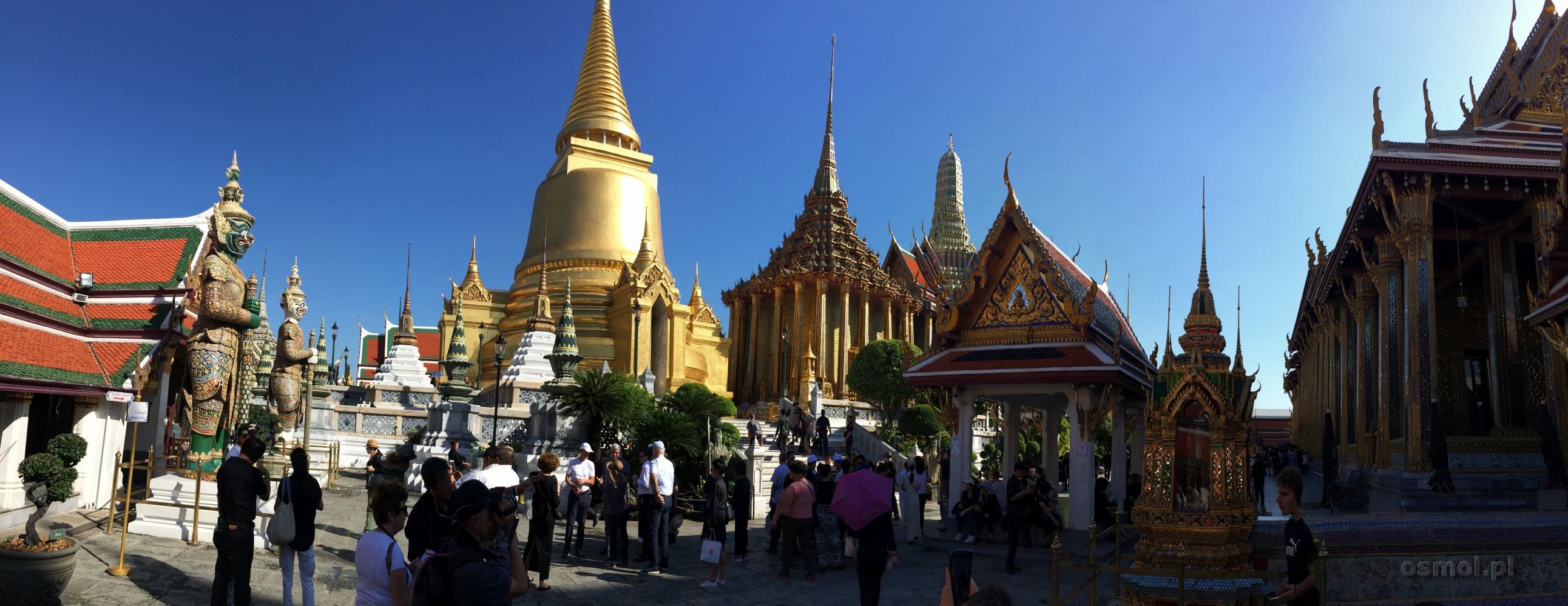 Pałac Królewski w Bangkoku złoto i tradycja