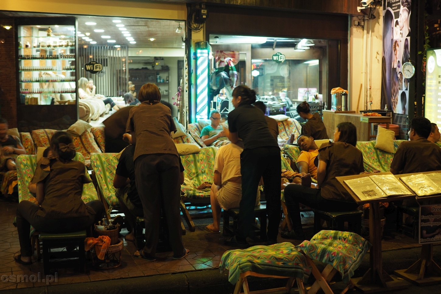 Masaż na Soi Rambuttri w Bangkoku