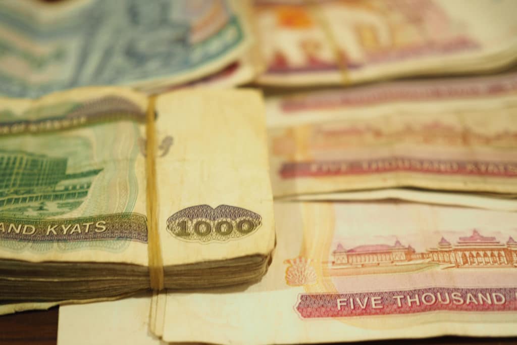 Pieniądze w Birmie