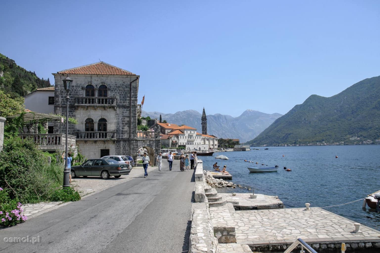 Główna ulica w Peraście - Czarnogóra