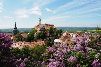 Panorama Mikulova Czechy