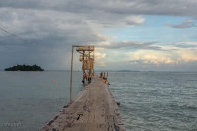 Pomost na wyspie Koh Rong