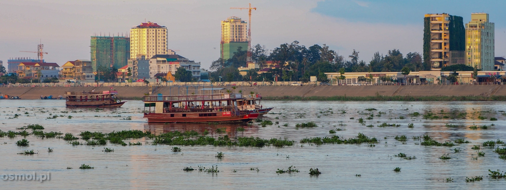 Mekong w Phnom Penh