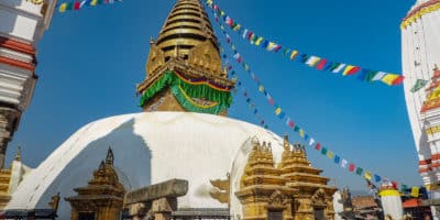 Stupa Swayambhunath w Nepalu