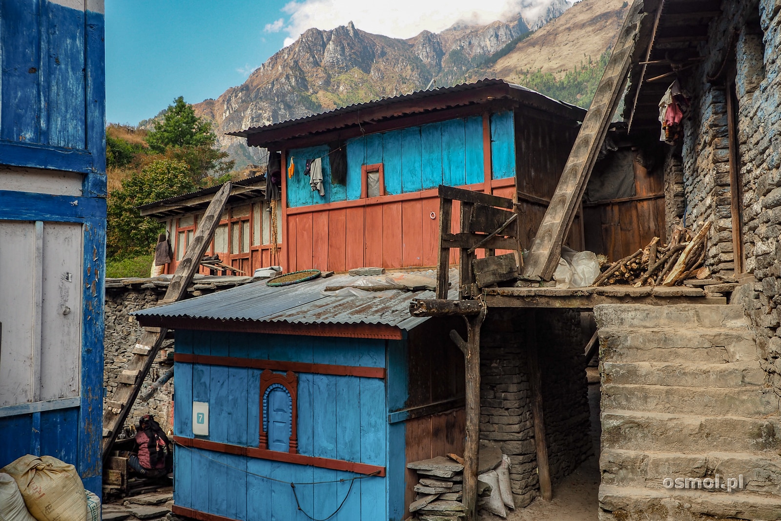 Wioska Odar w Nepalu