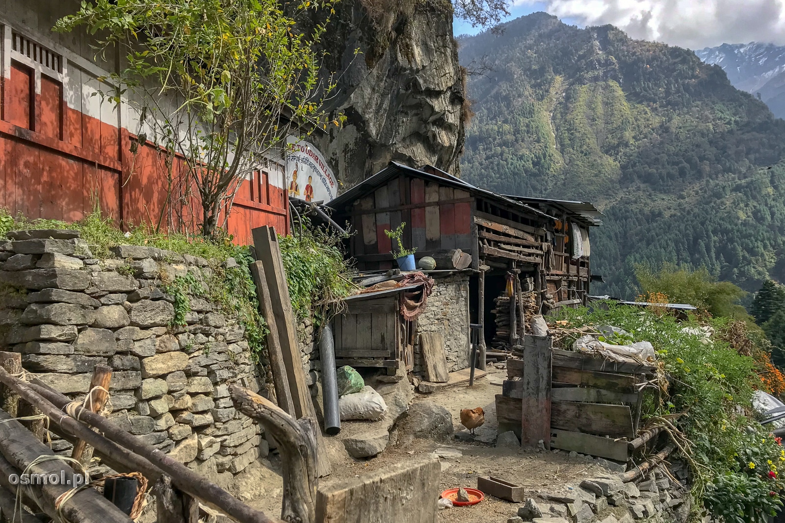 Wieś Odar w Nepalu