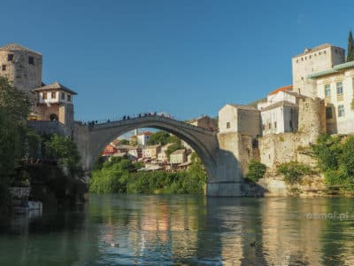 Widok na Stary Most w Mostarze
