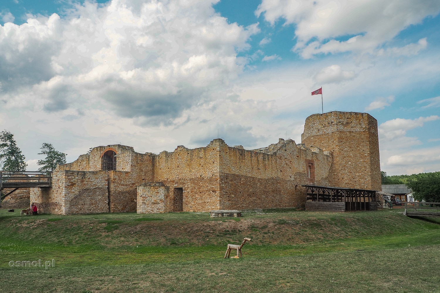 Ruiny zamku w Inowłodzu