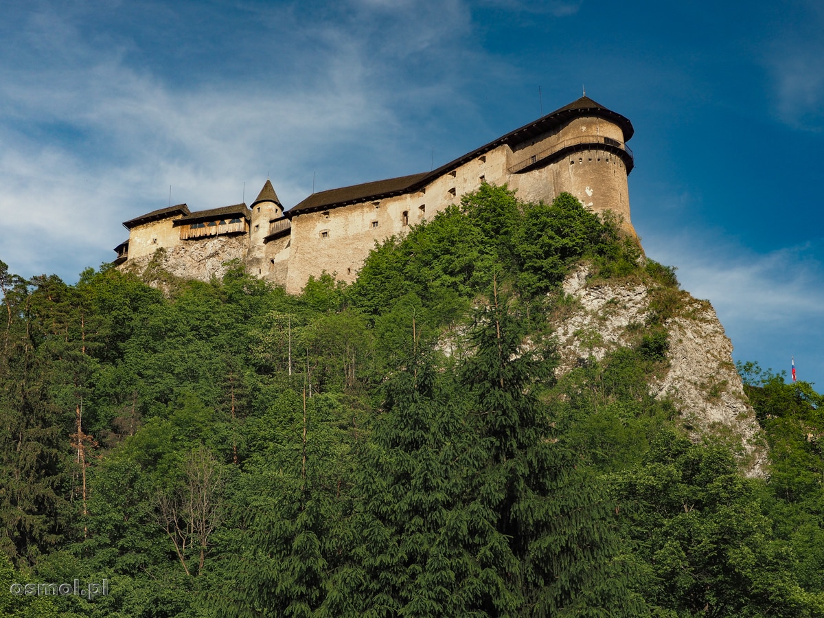 Zamek Orawski na Słowacji- twierdza na wysokiej skale