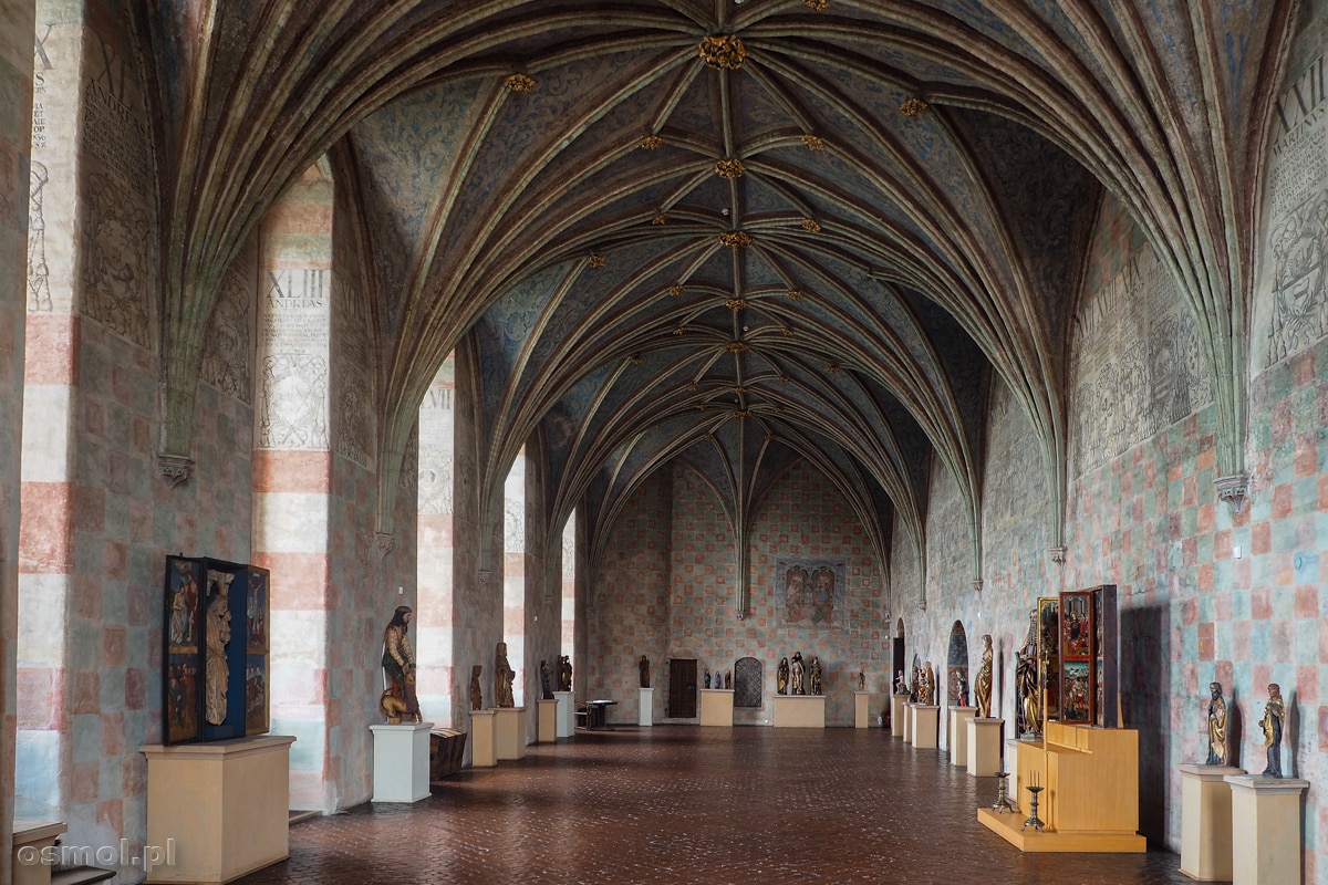 Wielki Refektarz - największa sala w zamku biskupów warmińskich w Lidzbarku Warmińskim
