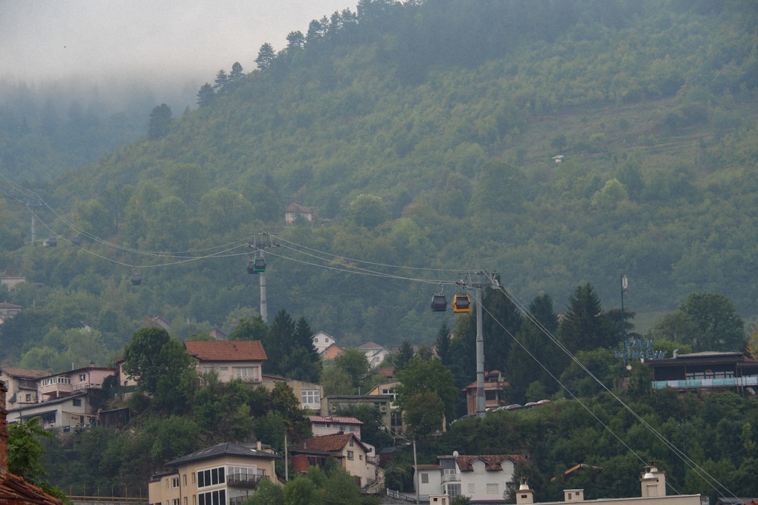 Kolejka linowa na Trebević w Sarajewie