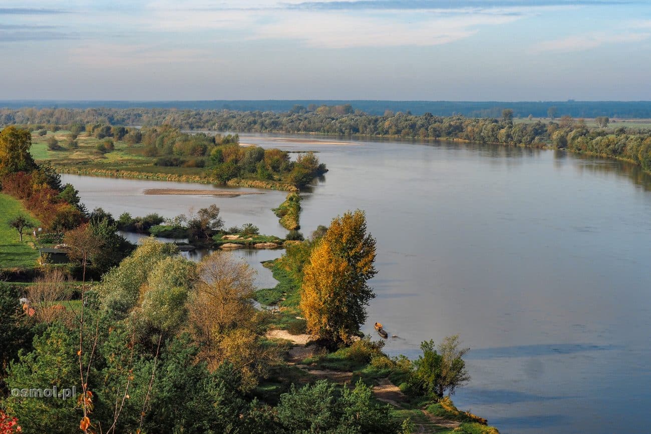 Widok na Wisłę w Kazimierzu Dolnym