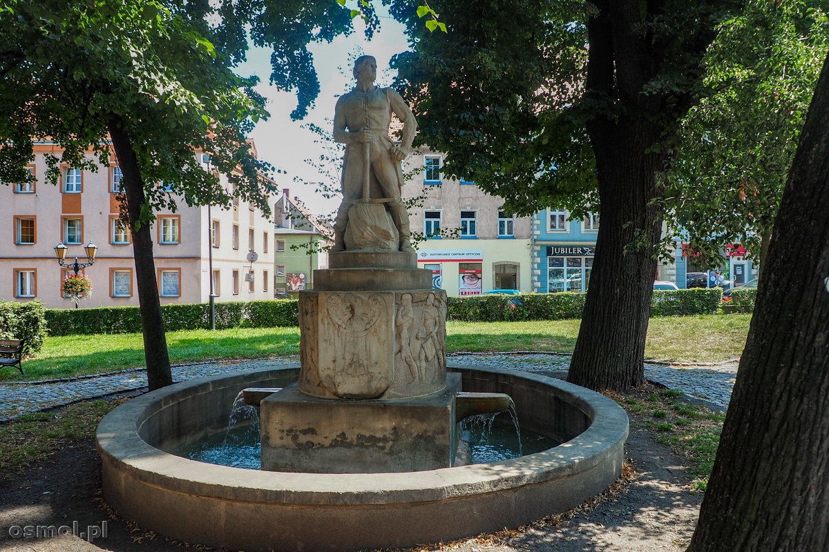 Pomnik górników poległych w bitwie pod Legnicą z Tatarami w 1241