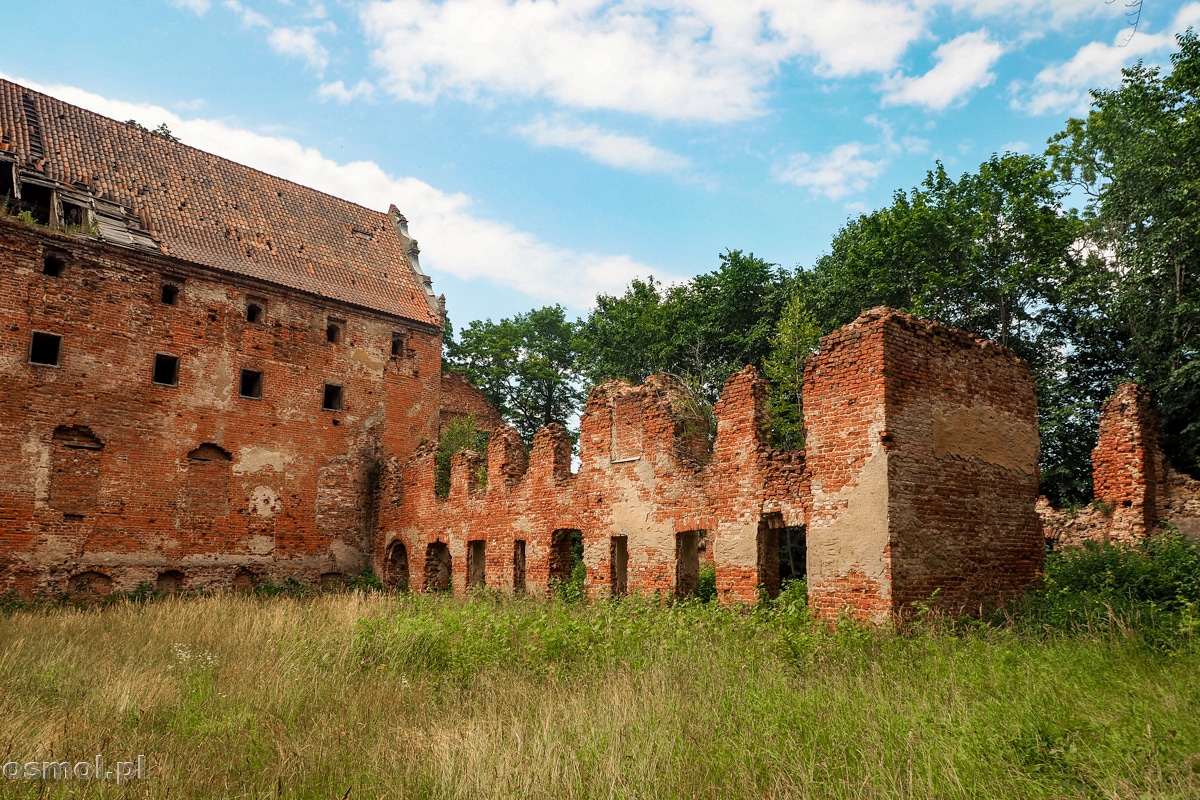 Ruiny zamku Kapituły Warmińskiej w Pieniężnie