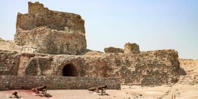 Stary portugalski fort w Hormoz