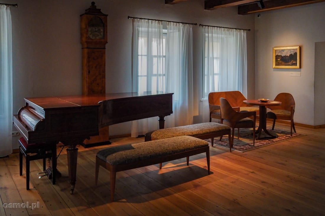 Pokój muzyczny w Muzeum Chopina w Żelazowej Woli