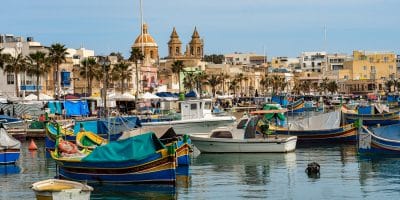 Marsaxlokk - widok na port