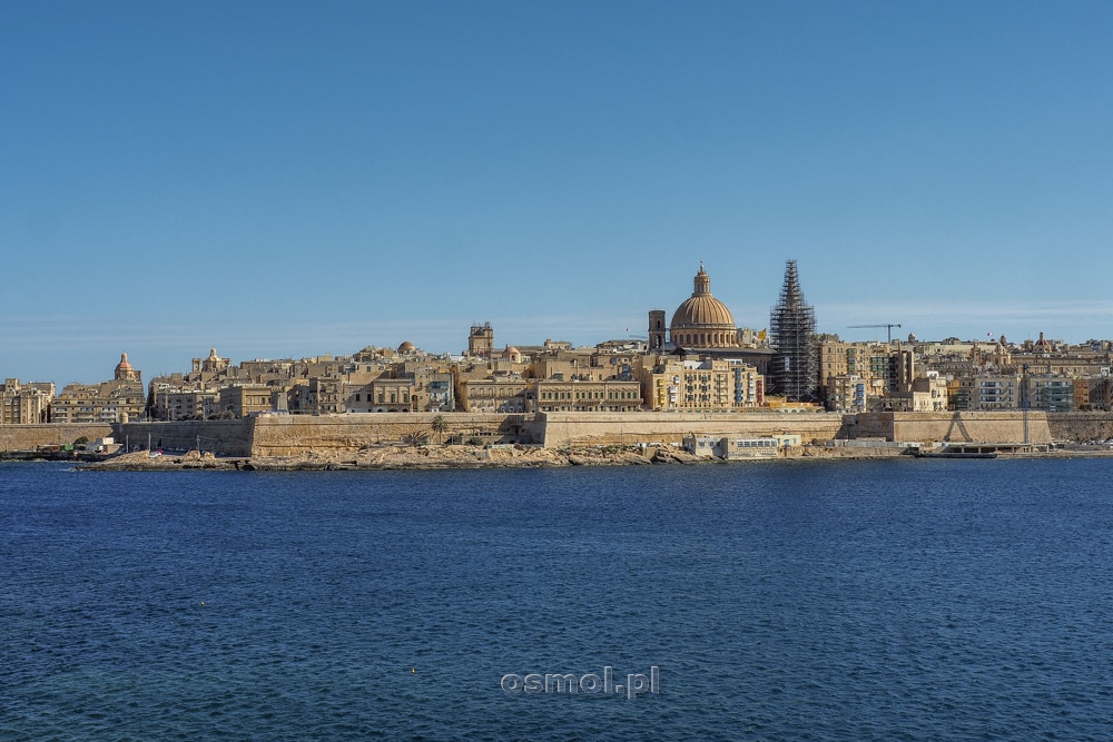 Widok na Vallettę ze Sliemy