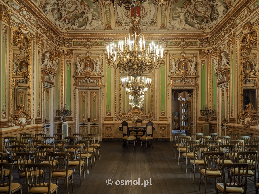 Sala balowa w pałacu Parissio