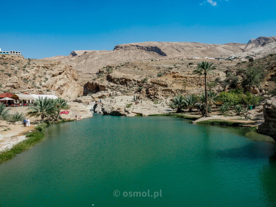Widok na Wadi Bani Khalid