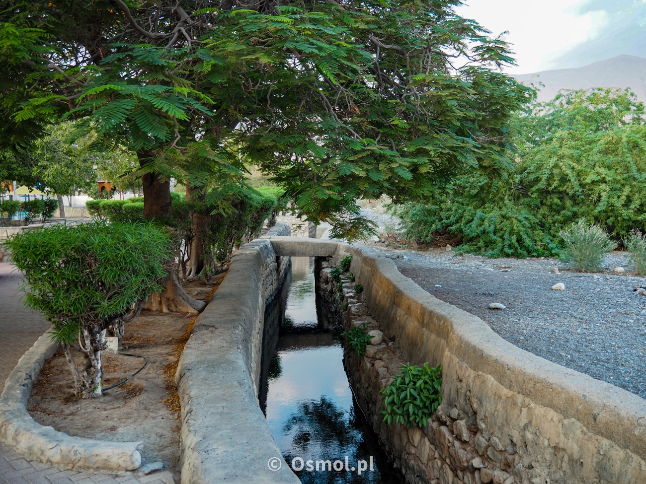 W Nizwie możemy obejrzeć system kanałów (afladż) jakie prze