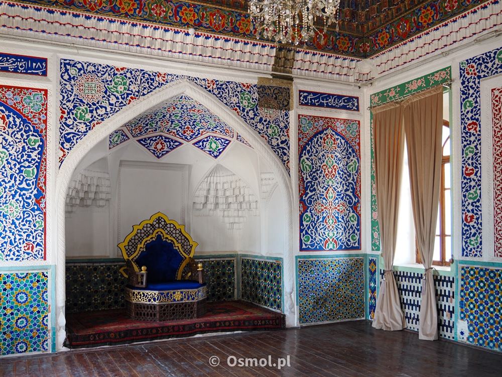 Sala tronowa w pałacu Khudoyara Khanaw Kokand